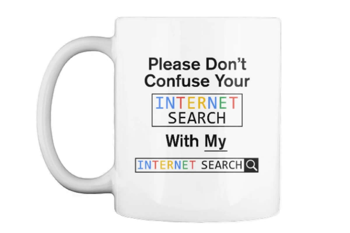 ThioJoe merch mug.