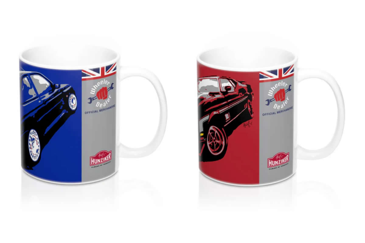 WheelerDealers merch mug. Wheeler Dealer Collection - Ceramic Mug.